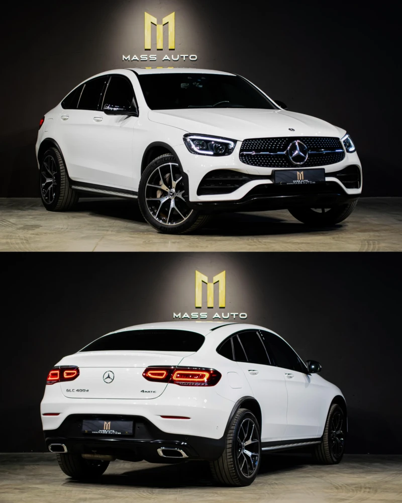 Mercedes-Benz GLC 400 d/AMG/Coupe/Face/360/Burmester, снимка 3 - Автомобили и джипове - 49559955