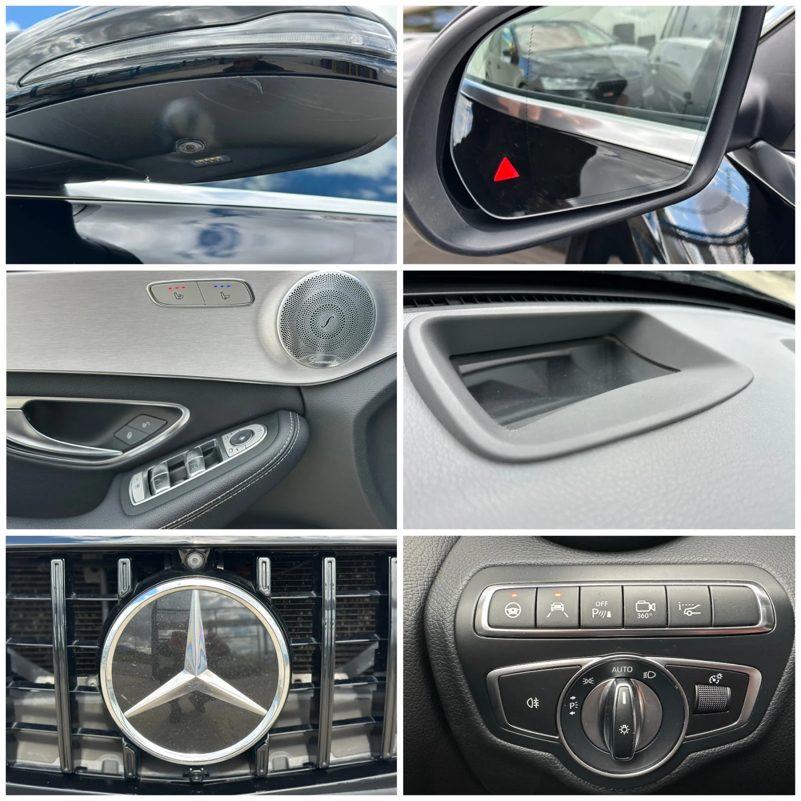 Mercedes-Benz C 250 AMG-4MATIC-DISTRONIC-HUD-ПАНОРАМА-КАМЕРИ360-ОБДУХВ, снимка 14 - Автомобили и джипове - 56221696