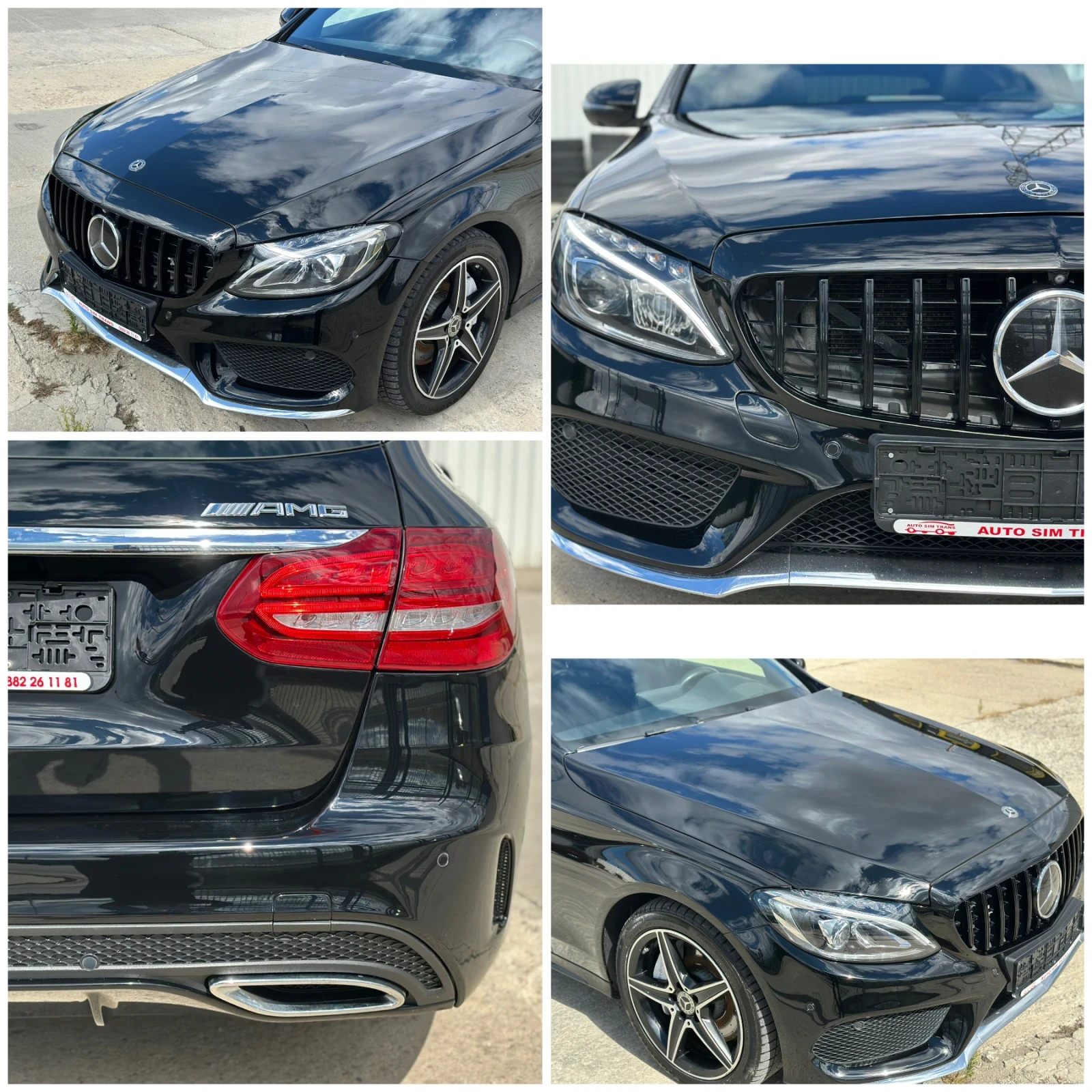 Mercedes-Benz C 250 AMG-4MATIC-DISTRONIC-HUD-ПАНОРАМА-КАМЕРИ360-ОБДУХВ, снимка 9 - Автомобили и джипове - 56221696