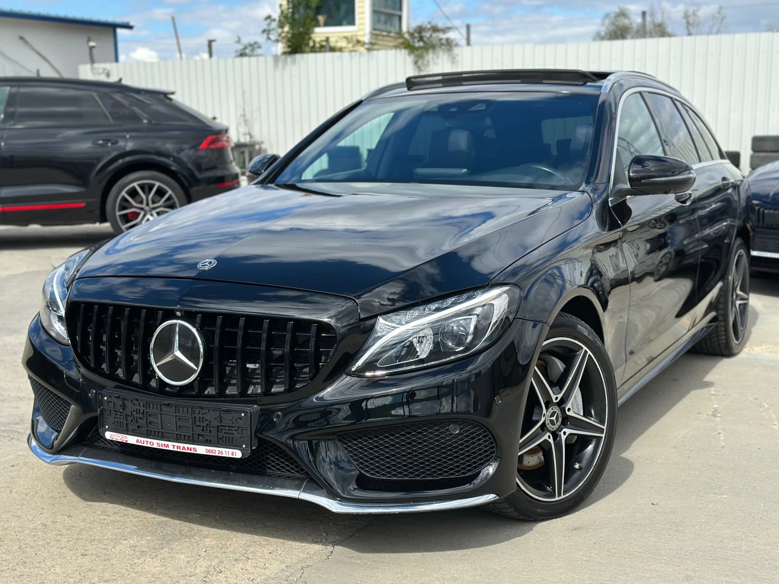 Mercedes-Benz C 250 AMG-4MATIC-DISTRONIC-HUD-ПАНОРАМА-КАМЕРИ360-ОБДУХВ