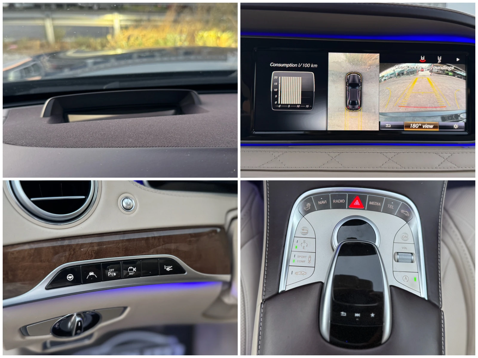 Mercedes-Benz S 500 L= 4MATIC= 9G-TRONIC= AMG= EDOTION1= DESIGNO= 3XTV | Mobile.bg � ����������� 15