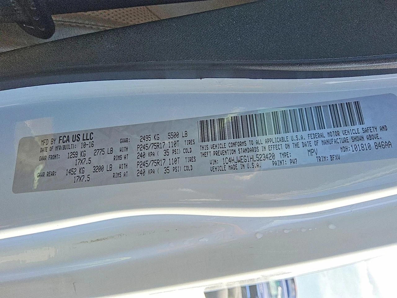 Jeep Wrangler 3.6l Unlimited Sahara, снимка 12 - Автомобили и джипове - 54116157