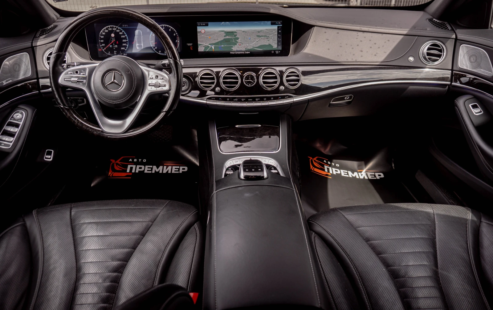 Mercedes-Benz S 560 4MATIC-РЕГИСТРИРАН-РЕАЛНИ КМ!, снимка 9 - Автомобили и джипове - 55097302