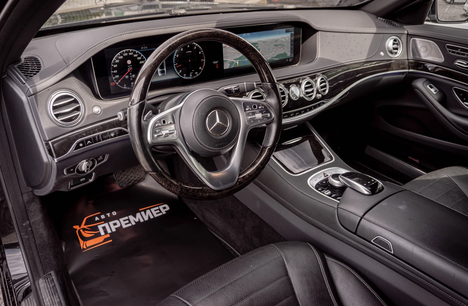Mercedes-Benz S 560 4MATIC-РЕГИСТРИРАН-РЕАЛНИ КМ!, снимка 7 - Автомобили и джипове - 55097302