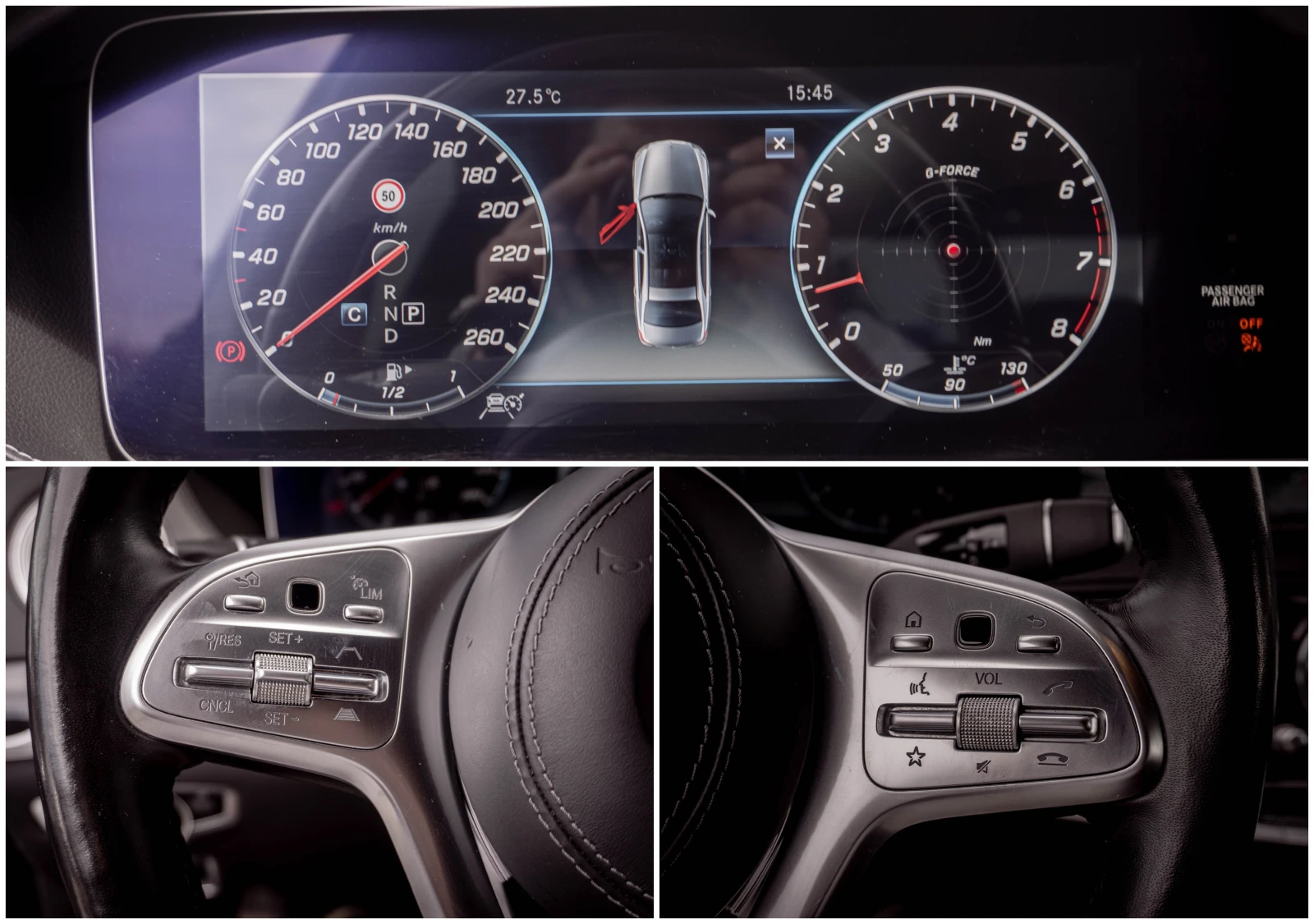 Mercedes-Benz S 560 4MATIC-РЕГИСТРИРАН-РЕАЛНИ КМ!, снимка 16 - Автомобили и джипове - 55097302