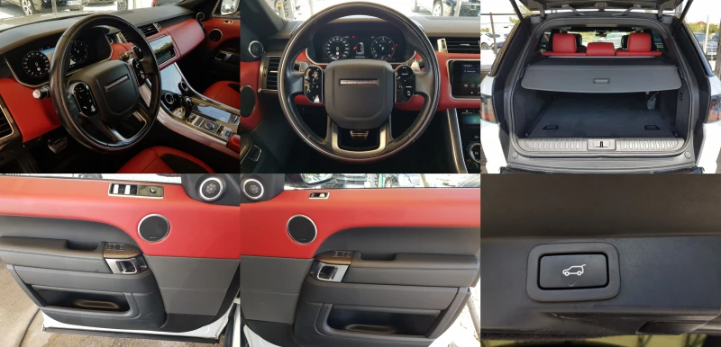 Land Rover Range Rover Sport FACELIFT ВАКУМ MERIDIAN AUDIO КАМЕРИ 360 ПОДГРЕВ, снимка 15 - Автомобили и джипове - 51496750
