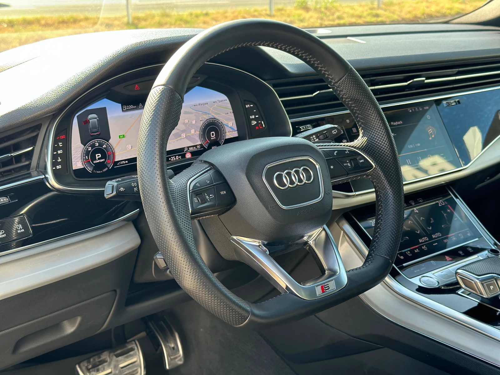 Audi Q8 5.0TDI#3xSLINE#B&O#MATRIX-LASER#PODGREV#OBDUH#PANO | Mobile.bg   14