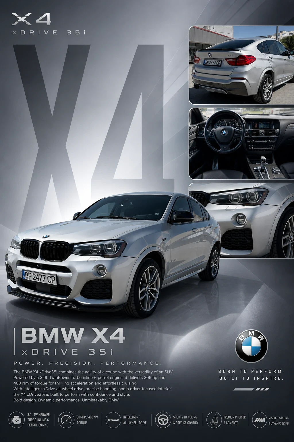 BMW X4 3.5i XDrive M Performance 