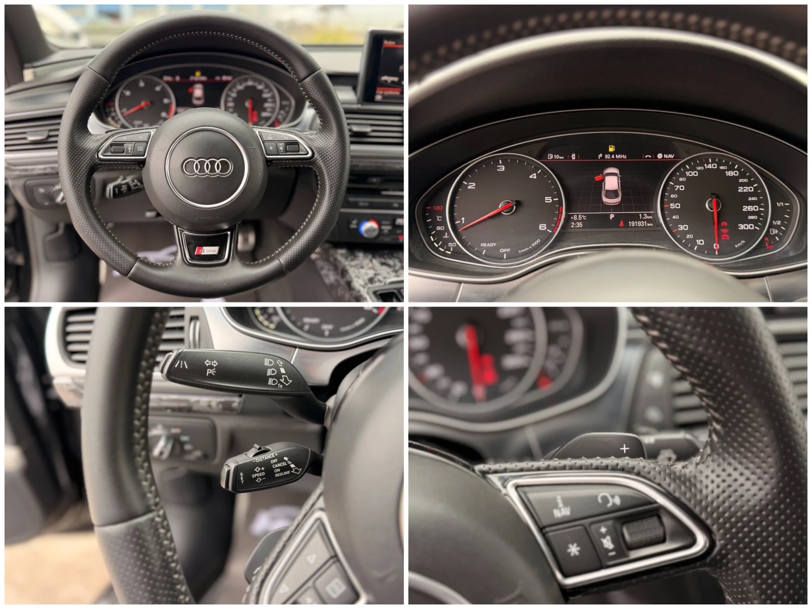 Audi A7 /RS7= 3.0BiTdi= Quattro= Matrix= Distrnic= Keyless, снимка 14 - Автомобили и джипове - 54382164