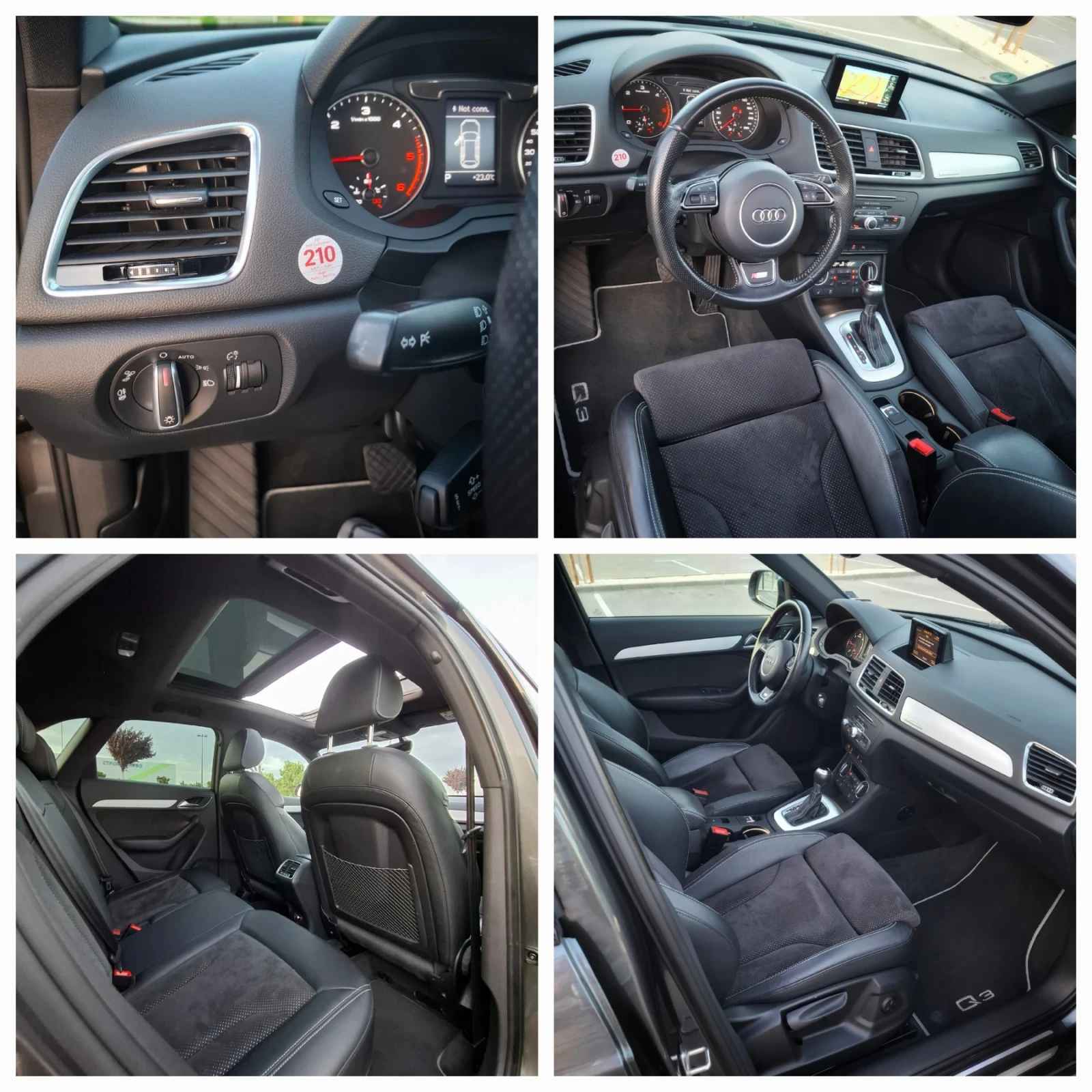 Audi Q3 184 ps, black edition, снимка 8 - Автомобили и джипове - 56337609