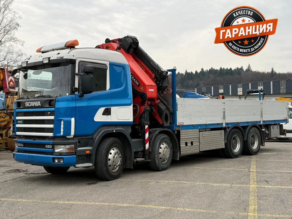 Scania 124 420 24м Кран