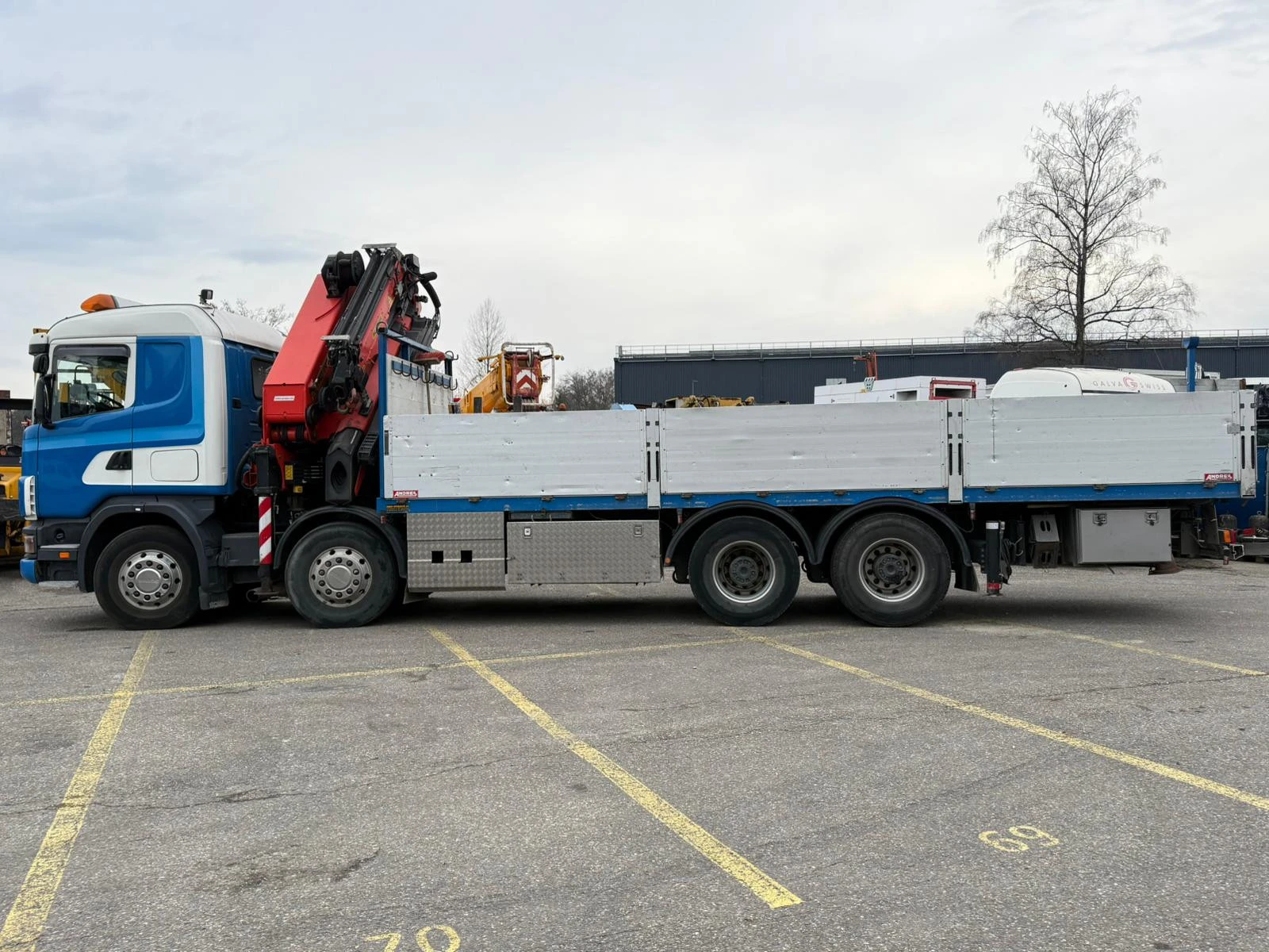 Scania 124 420 24м Кран, снимка 6 - Камиони - 55210717