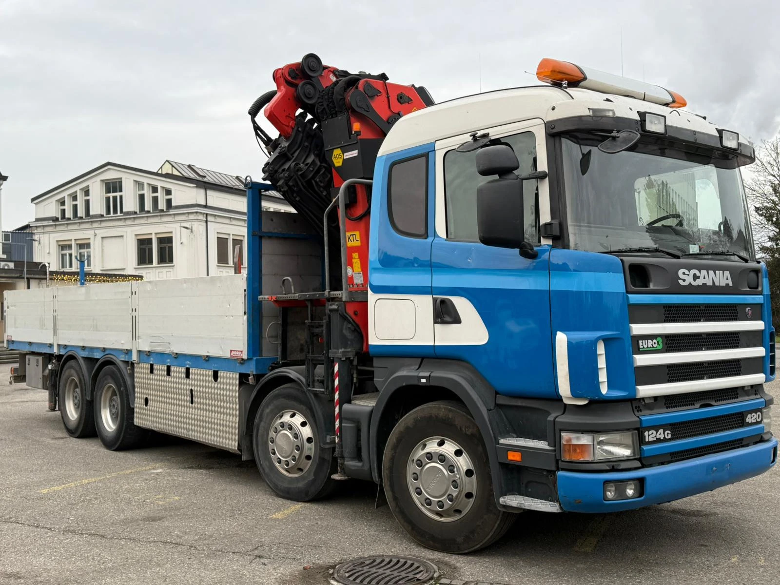 Scania 124 420 24м Кран, снимка 2 - Камиони - 55210717
