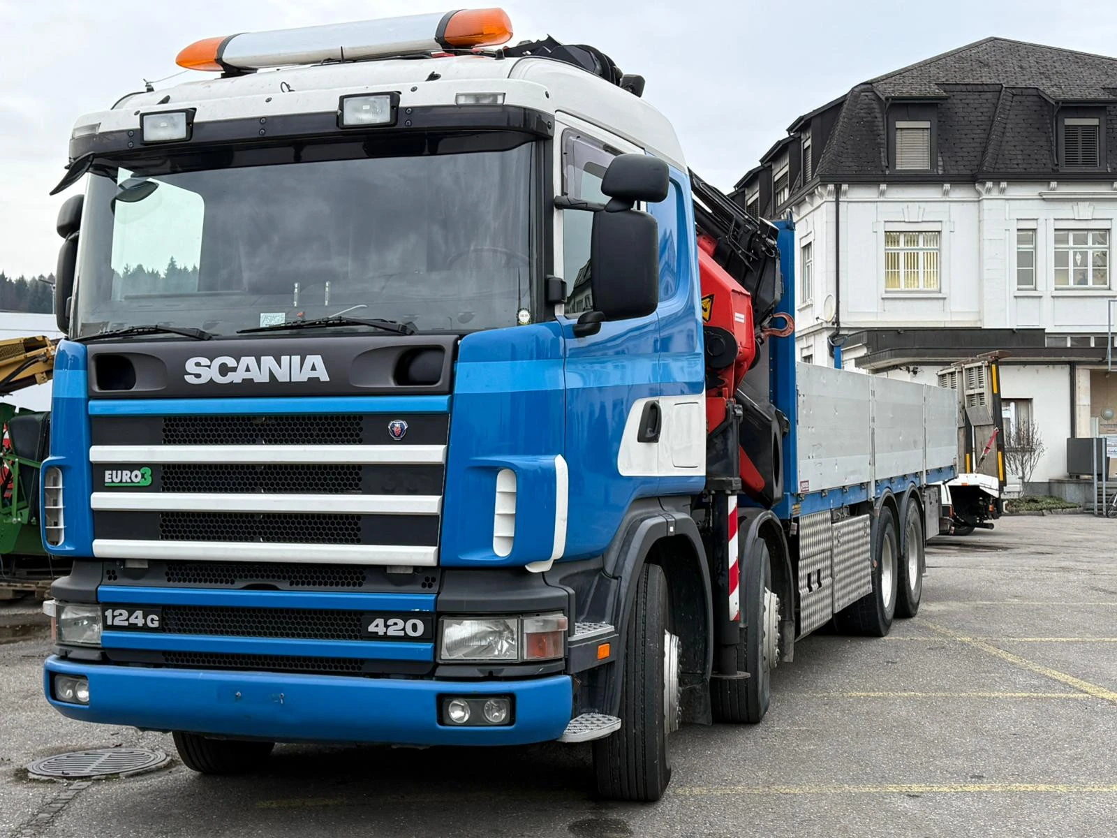 Scania 124 420 24м Кран, снимка 5 - Камиони - 55210717