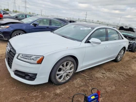 Audi A8 L QUATTRO* BOSE* подгрев* обдухване* щори* Heads-u, снимка 1