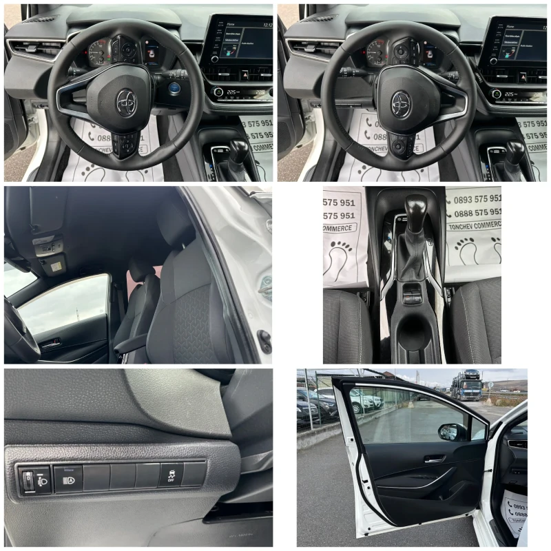 Toyota Corolla 1.8-hybrid-146.205km-NEW-LED-KEYLES-KAMERA-TOP, снимка 15 - Автомобили и джипове - 47925711