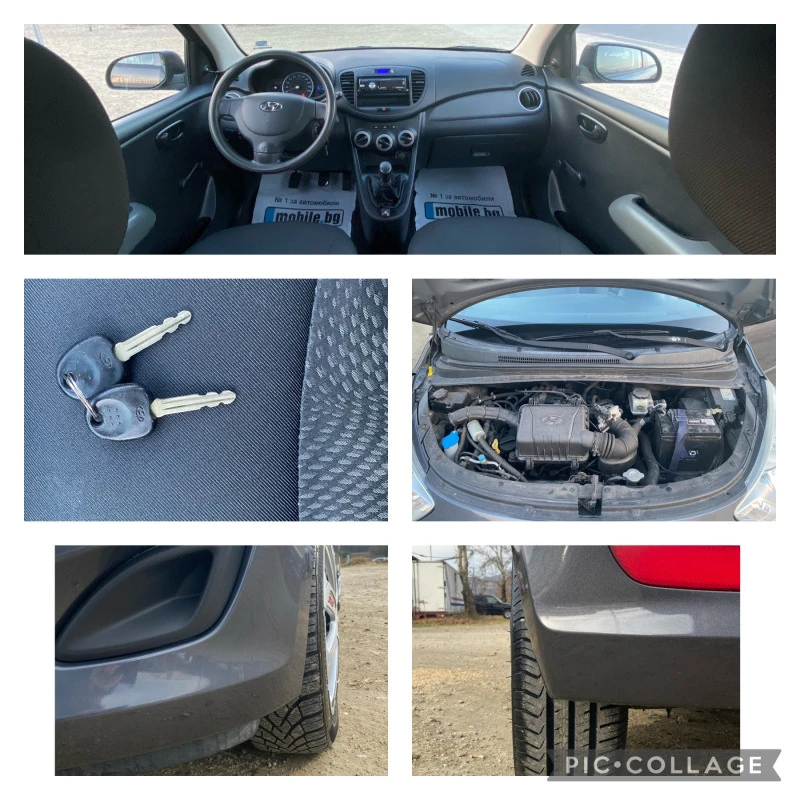 Hyundai I10 1.1i GPL 4-цилиндъра EURO5B, снимка 15 - Автомобили и джипове - 44180207