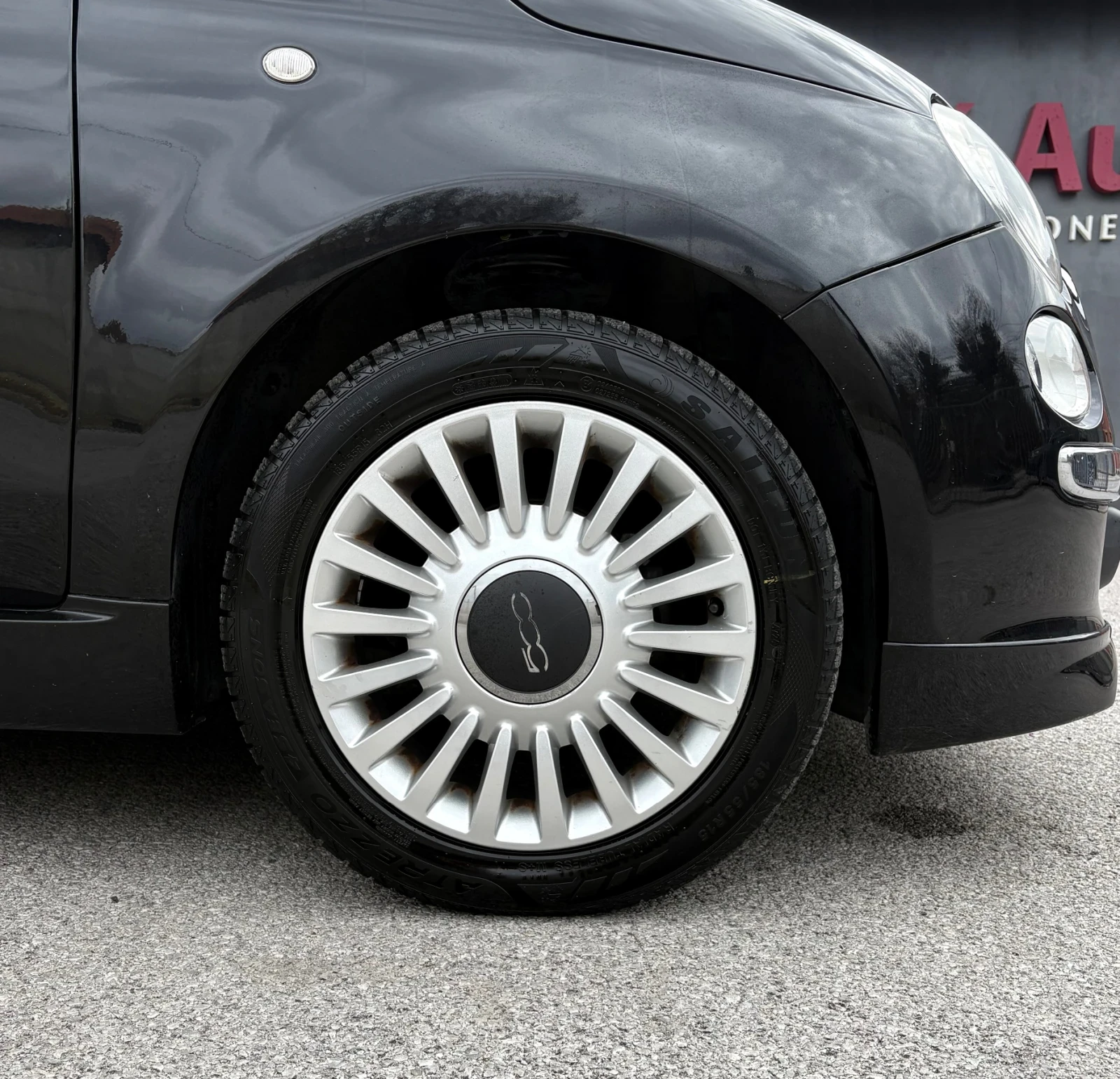 Fiat 500 1.2i, АВТОМАТИК, КОЖА, ПЕРФЕКТЕН, снимка 9 - Автомобили и джипове - 53912566