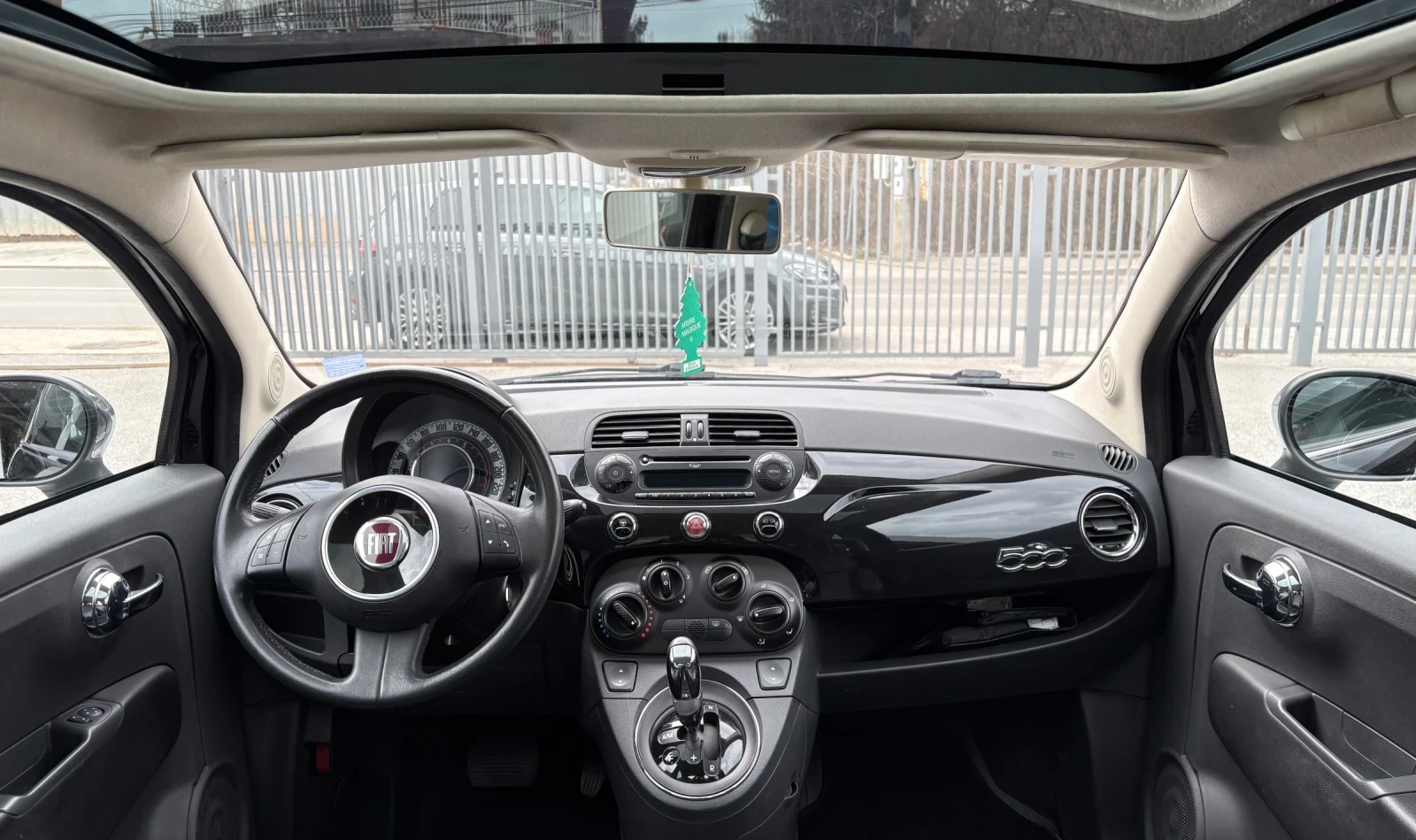 Fiat 500 1.2i, АВТОМАТИК, КОЖА, ПЕРФЕКТЕН, снимка 11 - Автомобили и джипове - 53912566