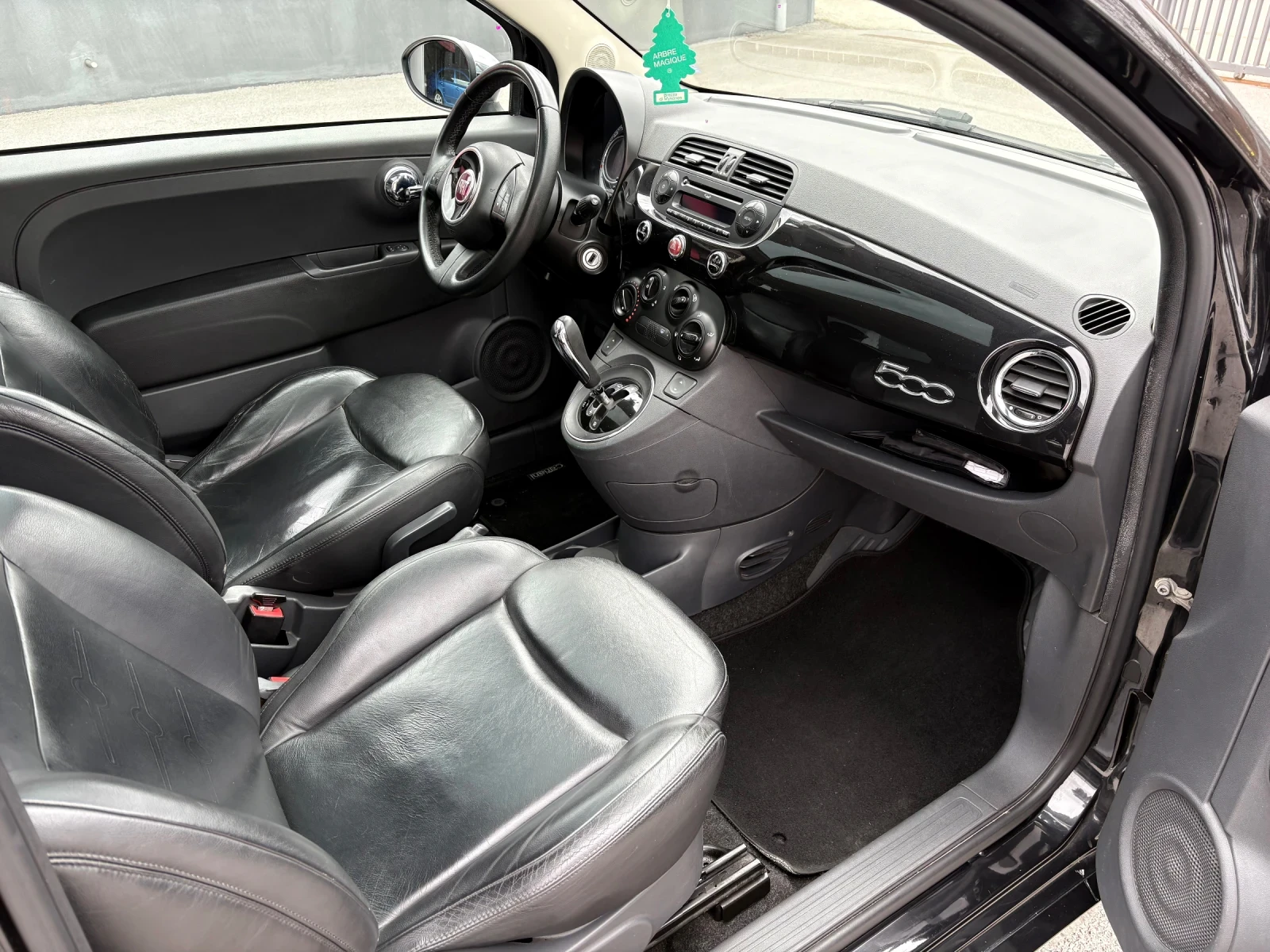 Fiat 500 1.2i, АВТОМАТИК, КОЖА, ПЕРФЕКТЕН, снимка 12 - Автомобили и джипове - 53912566