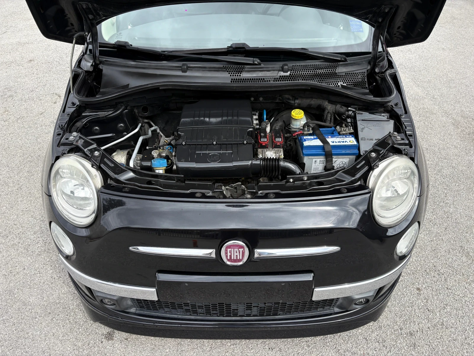 Fiat 500 1.2i, АВТОМАТИК, КОЖА, ПЕРФЕКТЕН, снимка 17 - Автомобили и джипове - 53912566