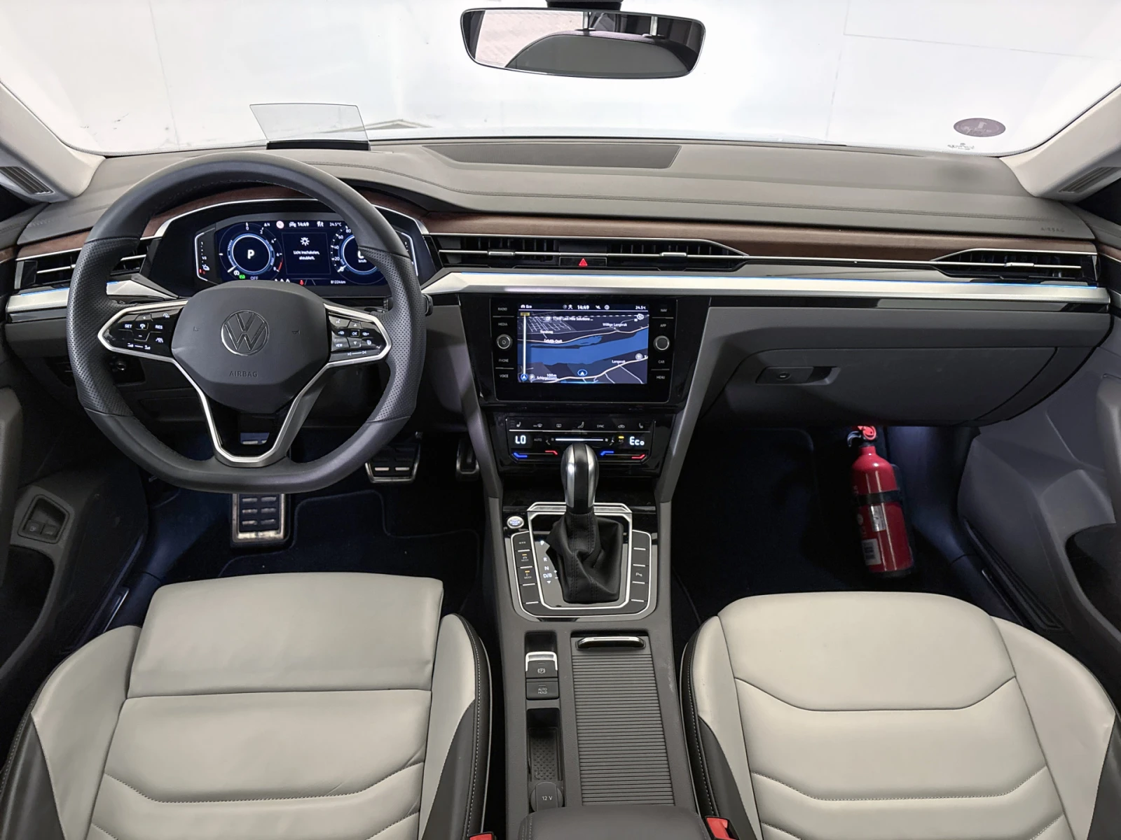 VW Arteon 1.4 R-Line Hybrid/ Head-up/ Blind/ Подгрев/ Кожа, снимка 6 - Автомобили и джипове - 55642263