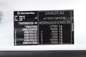 Mercedes-Benz Actros Antos 2540 капаци ADR 3t борд, снимка 11