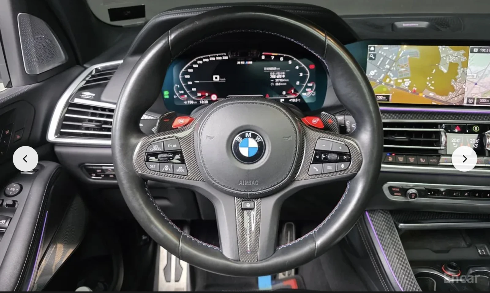 BMW X5M BOWER* WILKINS* ПОДРЕВ* ОБДУХВАНЕ* 360КАМЕРА* , снимка 7 - Автомобили и джипове - 54151492