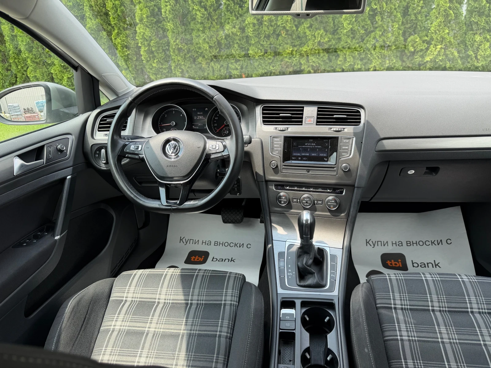 VW Golf 1.6tdi 105k.c* Автоматик* Recaro* ЛИЗИНГ* , снимка 11 - Автомобили и джипове - 54778577