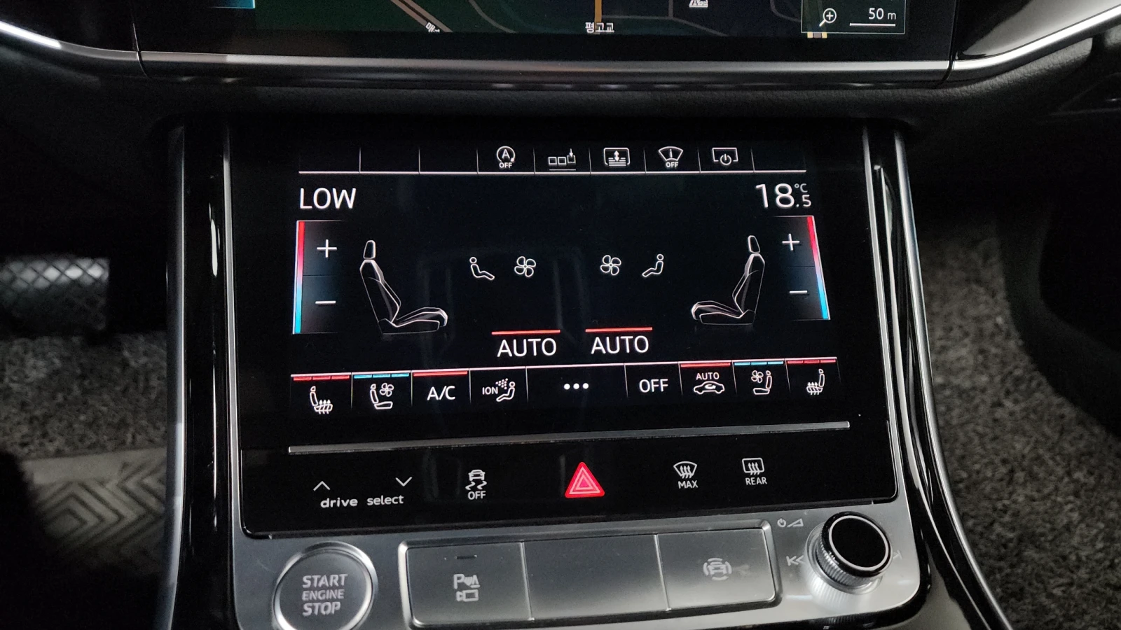 Audi A8 LONG* SOFT-CLOSE* DIS* 360* HUD* TV* ОБДУХ* МАСАЖ*, снимка 12 - Автомобили и джипове - 56059394