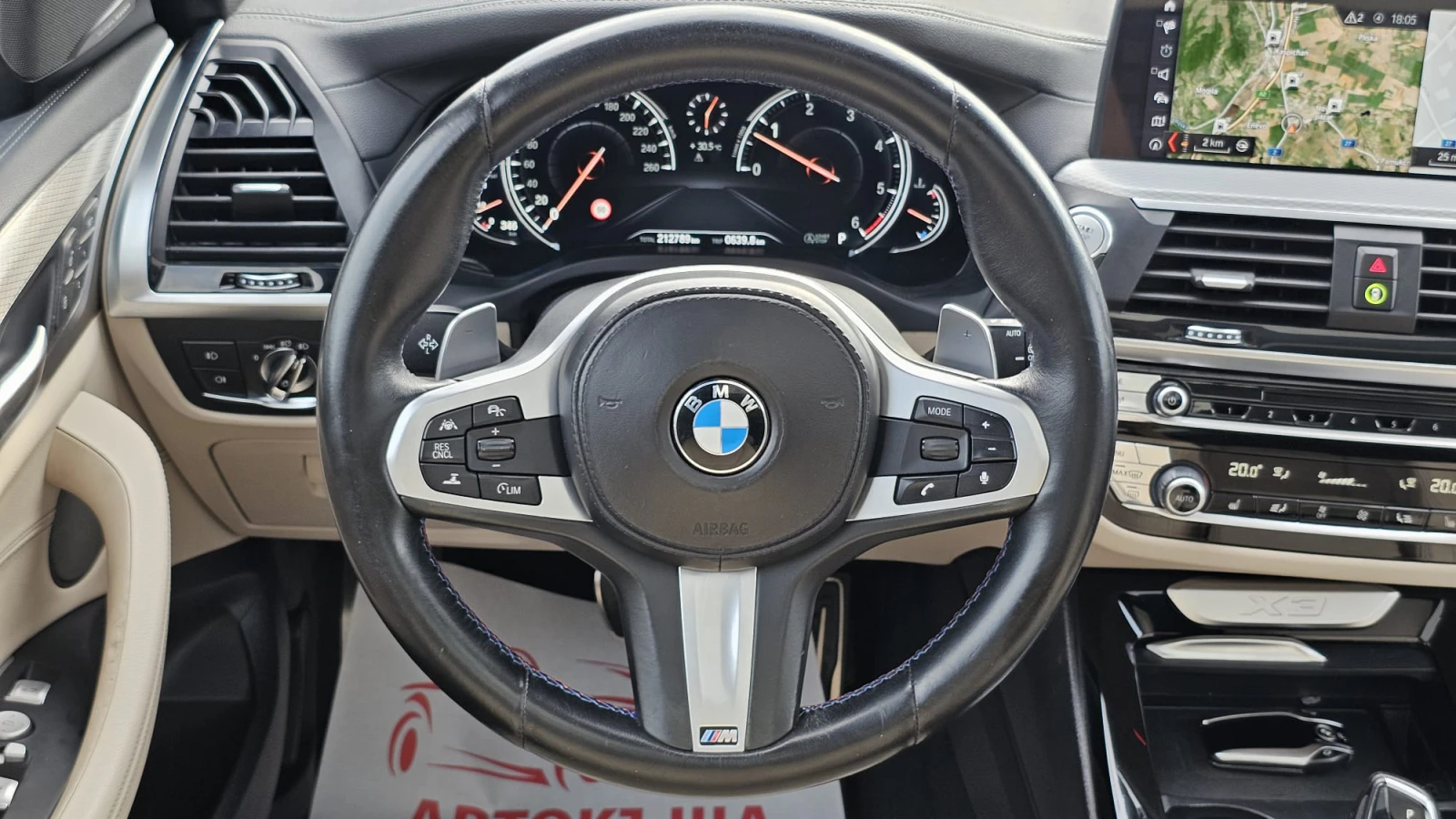 BMW X3 30d 265HP Xdrive-ФУЛ ЕКСТРИ-М ПАК-СПОРТ ПАК-ЛИЗИНГ, снимка 10 - Автомобили и джипове - 54837040