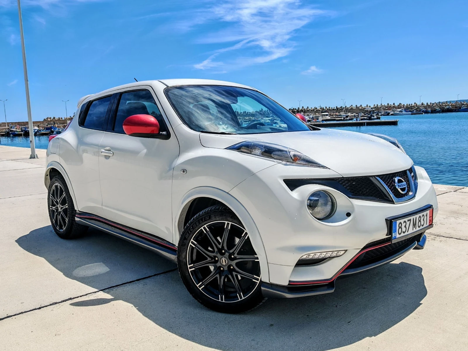 Nissan Juke * NISMO * 1.6 TURBO 200ps * ПЕРЛА * КАМЕРА * NAVI , снимка 3 - Автомобили и джипове - 54695958
