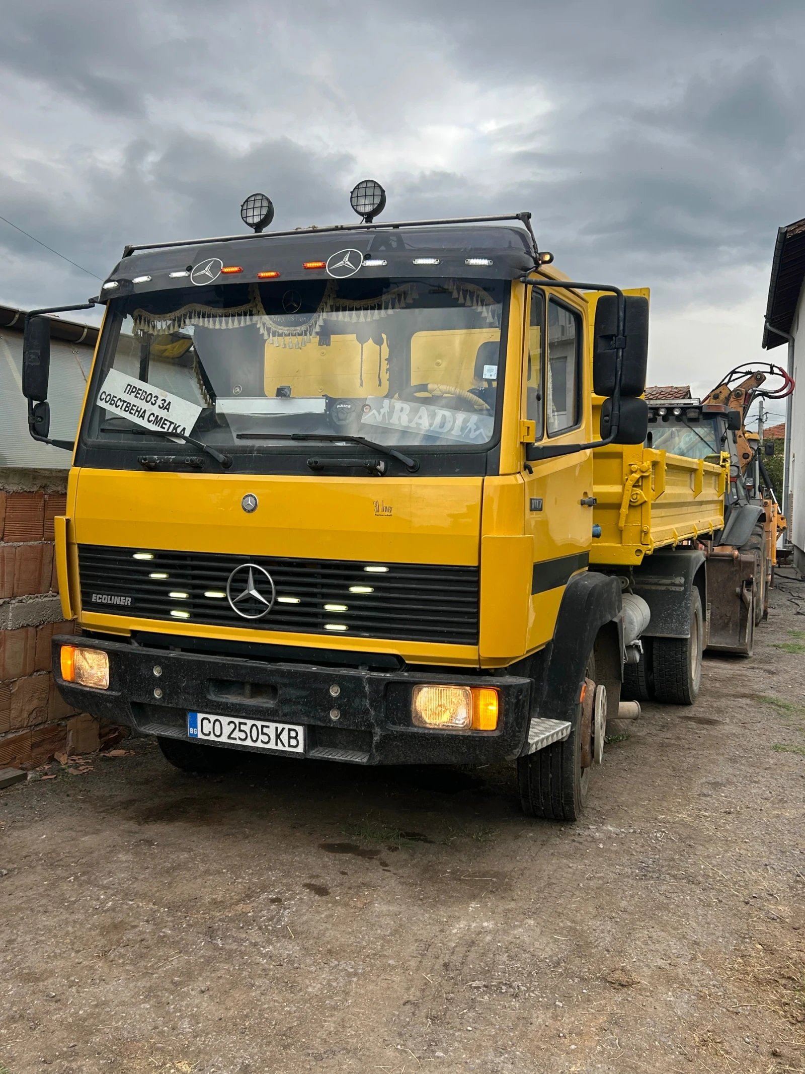 Mercedes-Benz 1117 Тристранен самосвал MILER KIPER , снимка 5 - Камиони - 55532711