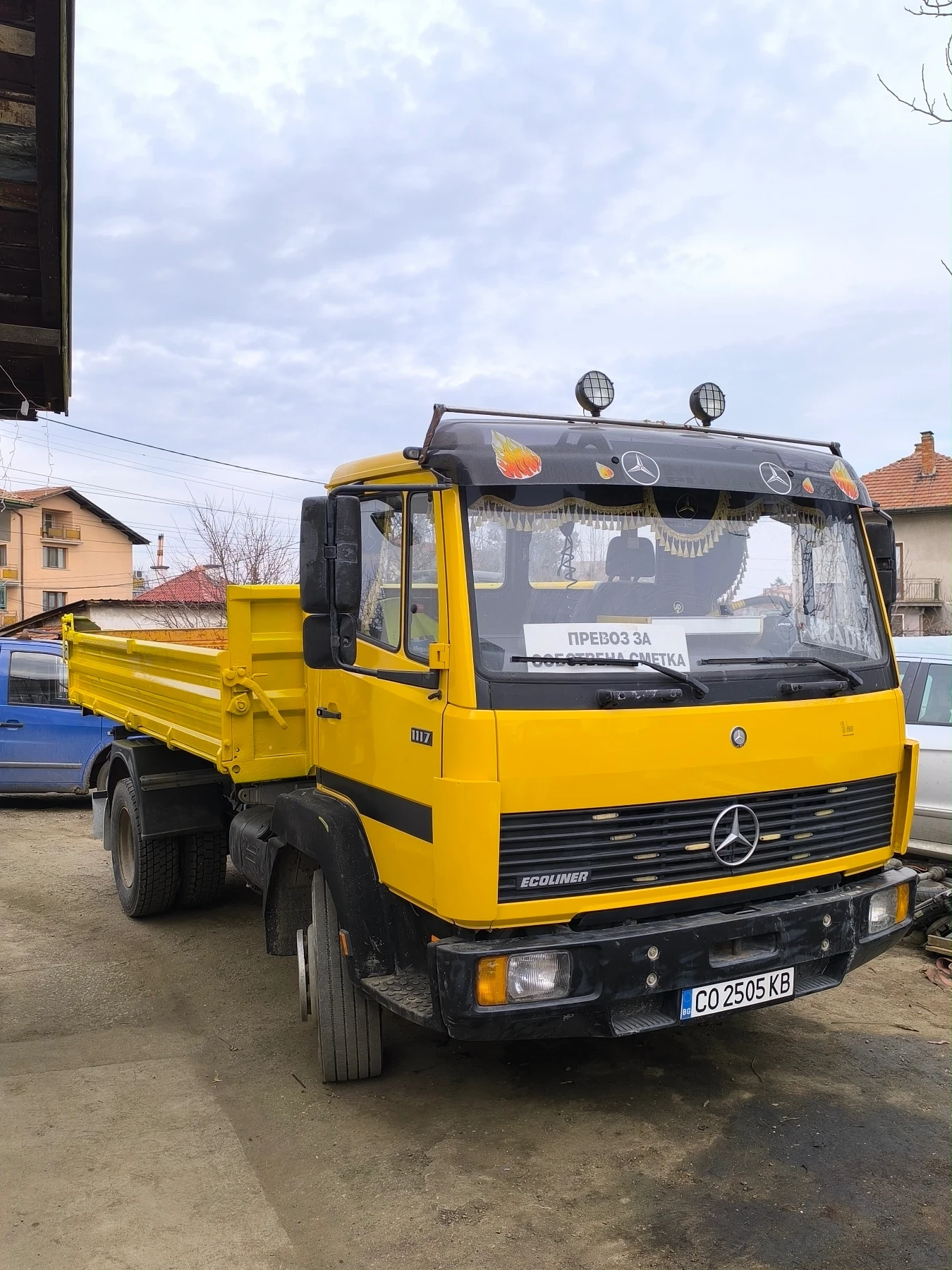 Mercedes-Benz 1117 Тристранен самосвал MILER KIPER , снимка 12 - Камиони - 55532711