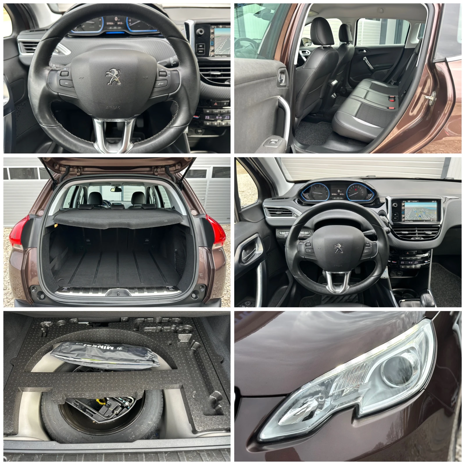 Peugeot 2008 1.6HDI ALURE LED НАВИГАЦИЯ ТОП СЪСТОЯНИЕ, снимка 17 - Автомобили и джипове - 53976663