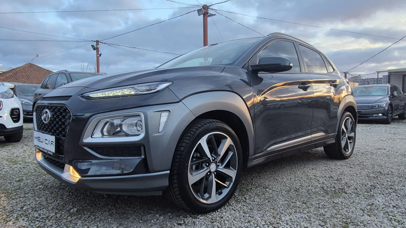 Hyundai Kona 1.6GRDI АВТОМАТ 4Х4 КОЖА ЛИЗИНГ ВИДЕО , снимка 3 - Автомобили и джипове - 53818476