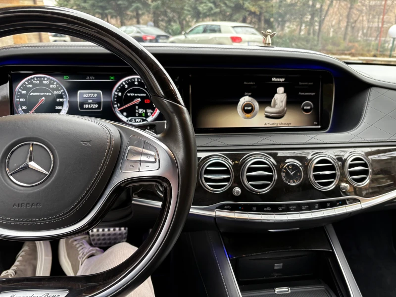 Mercedes-Benz S 500 Long Exclussive AMG Chaffeur Night, AuxHeating, снимка 11 - Автомобили и джипове - 53302825