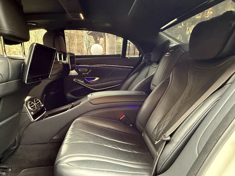 Mercedes-Benz S 500 Long Exclussive AMG Chaffeur Night, AuxHeating, снимка 8 - Автомобили и джипове - 53302825