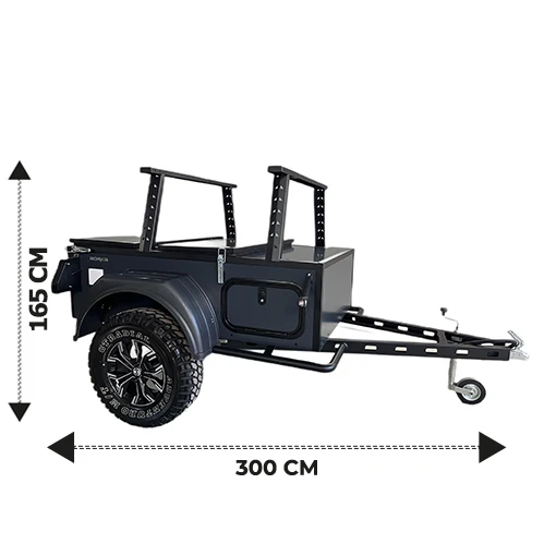 За автомобил Други ремарке OffRoad Borka Simple, снимка 9 - Ремаркета - 49349038