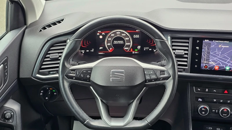Seat Ateca 2.0TDi 7DSG IT-ТОП СЪСТ.-ИСТОРИЯ-ЛИЗИНГ-ГАРАНЦИЯ, снимка 10 - Автомобили и джипове - 53525406