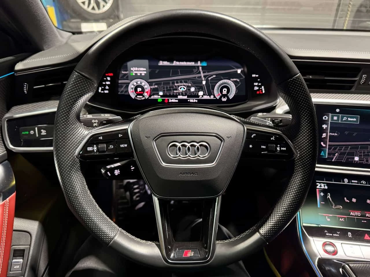 Audi S7 * SPORT | BLACK OPTICS | LEATHER PKG | RED INT! * , снимка 15 - Автомобили и джипове - 56277542