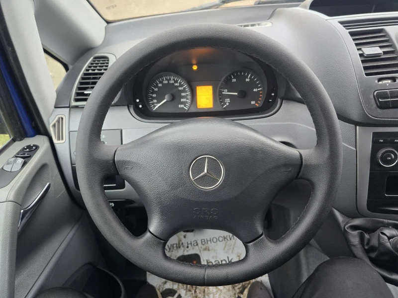 Mercedes-Benz Vito 111/CDI, 9места, Климатик, Дълга база, снимка 9 - Бусове и автобуси - 53393156