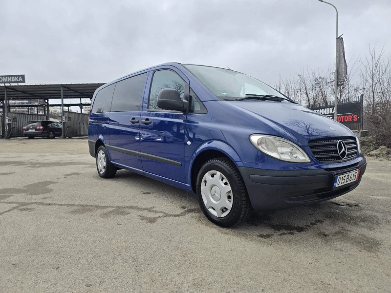 Mercedes-Benz Vito 111/CDI, 9места, Климатик, Дълга база, снимка 3 - Бусове и автобуси - 53393156