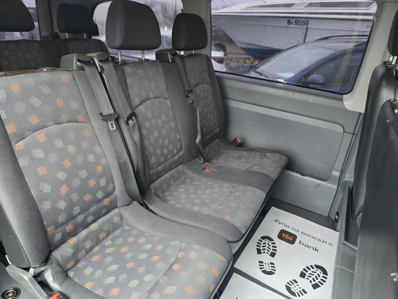 Mercedes-Benz Vito 111/CDI, 9места, Климатик, Дълга база, снимка 14 - Бусове и автобуси - 53393156