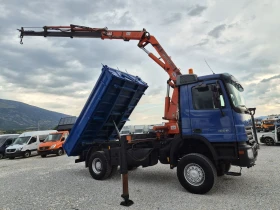 Mercedes-Benz Actros 1850 * V8 * 4 x 4 * ATLAS 155.1 * Самосвал с Кран, снимка 6