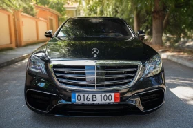 Mercedes-Benz S 63 AMG LONG| DESIGNO| BURMESTER| CARBON CERAMIC| TV| FULL, снимка 1