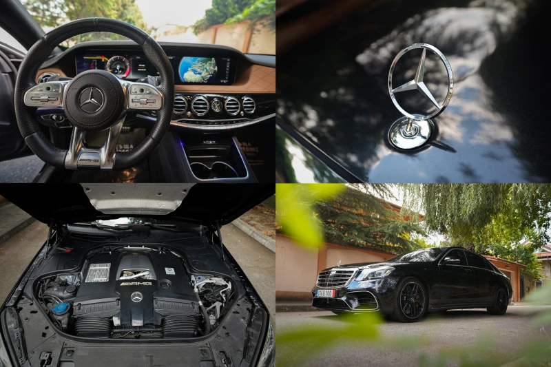 Mercedes-Benz S 63 AMG LONG| DESIGNO| BURMESTER| CARBON CERAMIC| TV| FULL, снимка 14 - Автомобили и джипове - 51615453