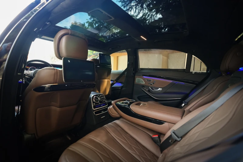 Mercedes-Benz S 63 AMG LONG| DESIGNO| BURMESTER| CARBON CERAMIC| TV| FULL, снимка 10 - Автомобили и джипове - 51615453