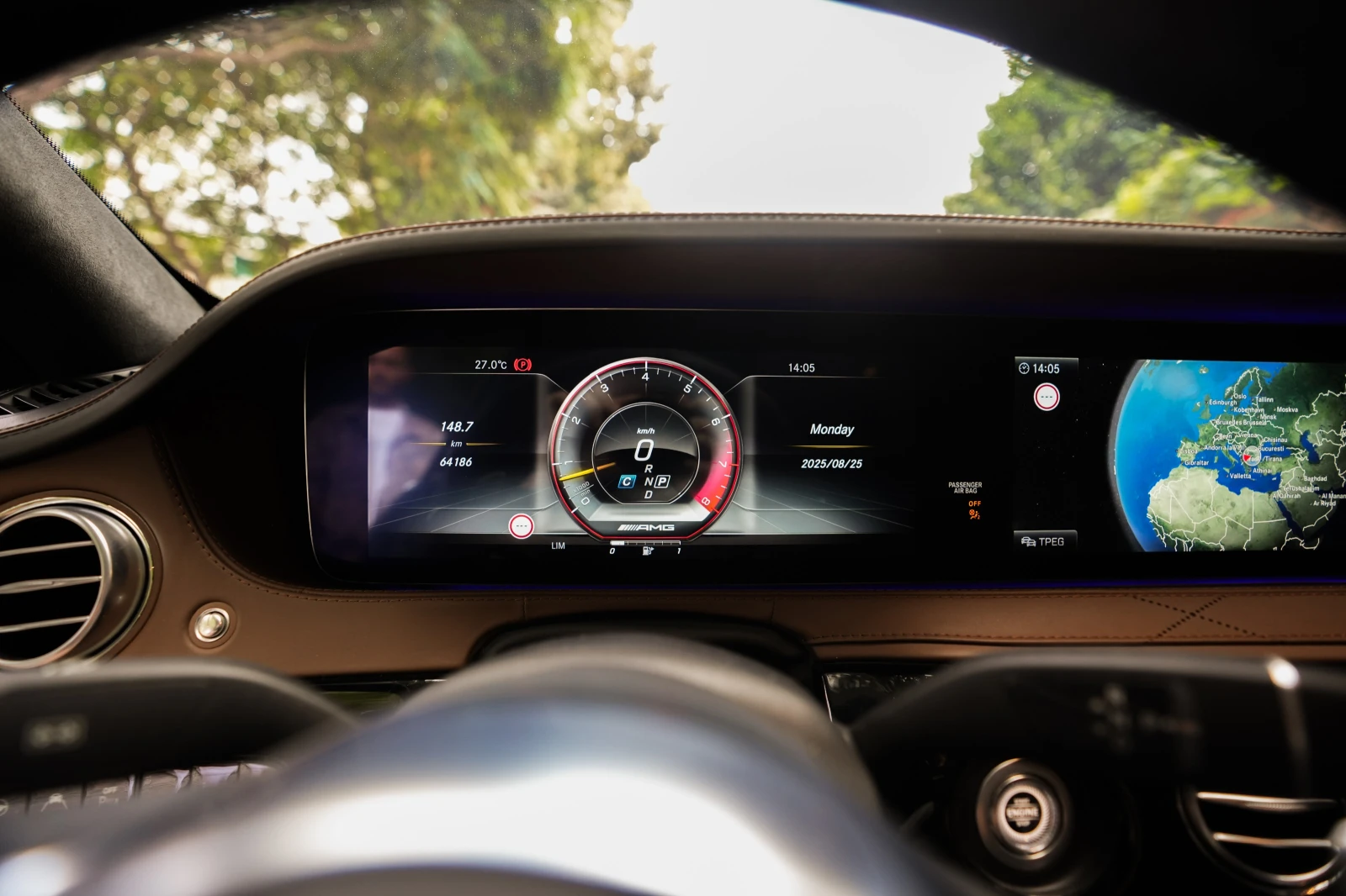 Mercedes-Benz S 63 AMG LONG| DESIGNO| BURMESTER| CARBON CERAMIC| TV| FULL | Mobile.bg   12