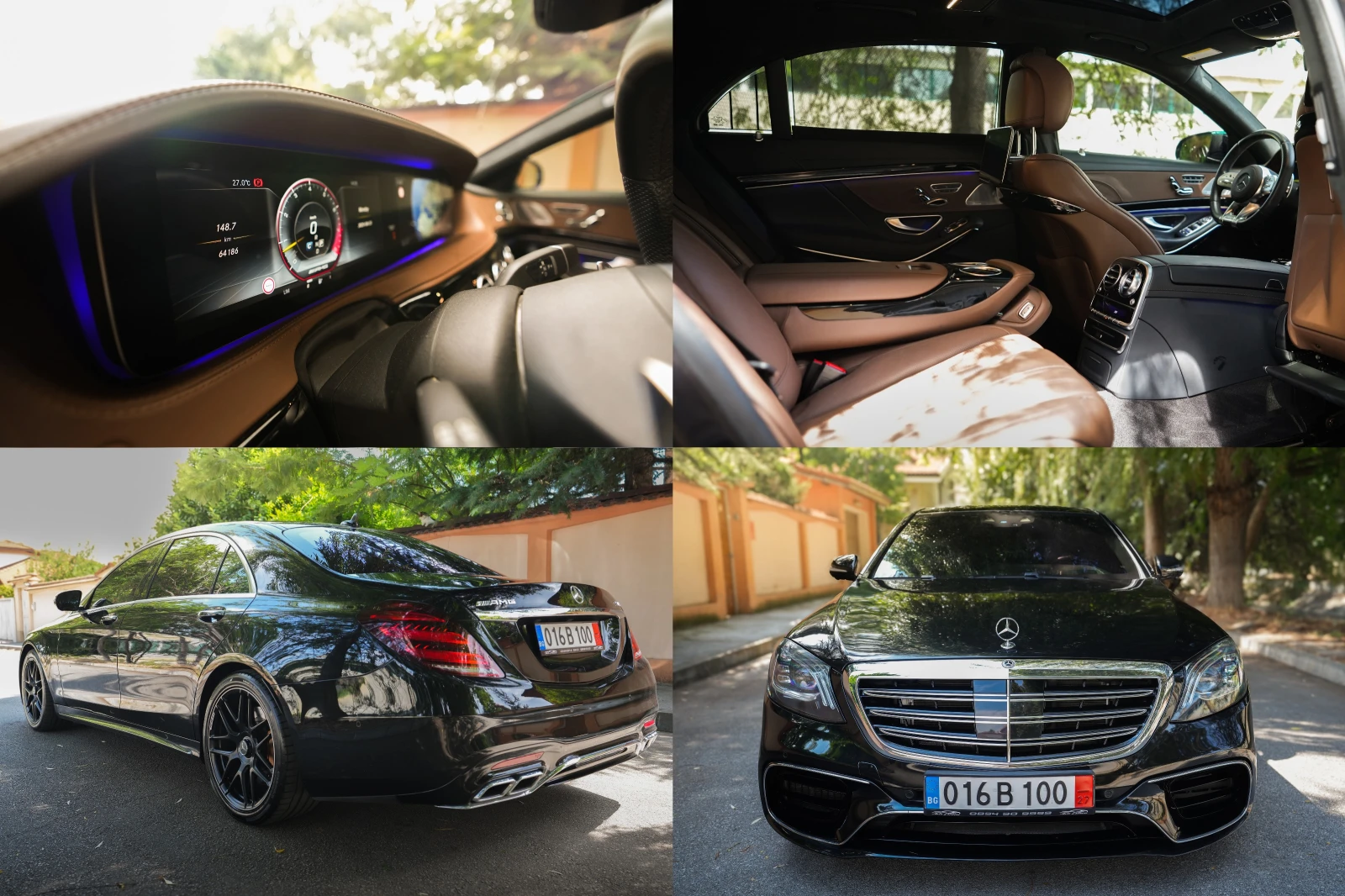 Mercedes-Benz S 63 AMG LONG| DESIGNO| BURMESTER| CARBON CERAMIC| TV| FULL | Mobile.bg   16